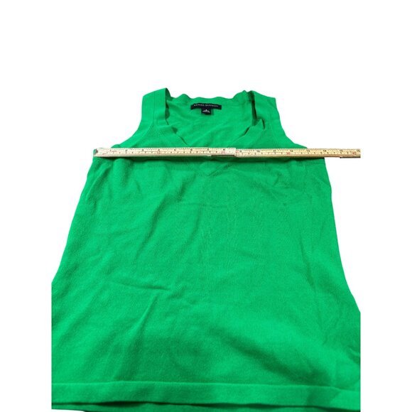Banana Republic Womens Sleeveless V-Neck Green Knit Tank Top S - Picture 10 of 11